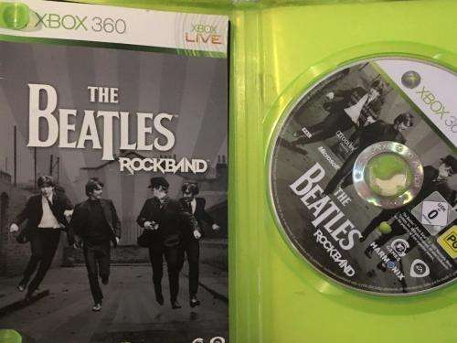 Xbox 360 - The Beatles Rock Band + Wired Guitar Hero Microphone