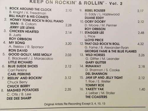 CD - Keep On Rockin` And Rolin` Volume 2