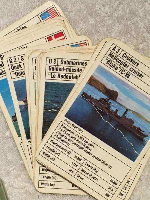 Super Trumps - War Ships - Made In West Germany