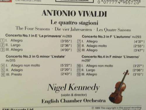 CD - Nigel kennedy - Vivaldi The Four Seasons