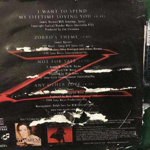 CD - Tina Arena & Marc Anthony - The Mas of Zoro (Single)
