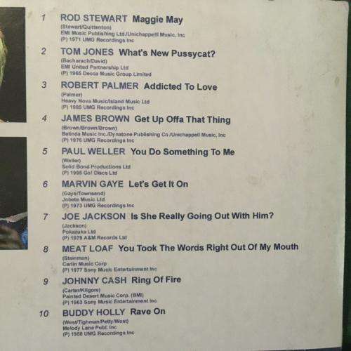 CD - The Greatest Male Artists (Card Cover)