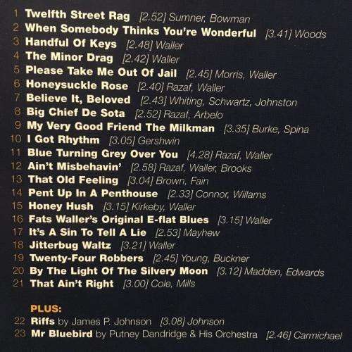 CD - Fats Waller - I Got Rhythm - Jazz Greats