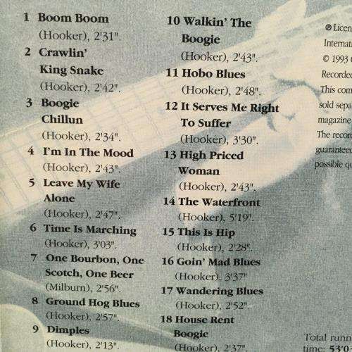 CD - John Lee Hooker - Boogie Man - The Blues Collection