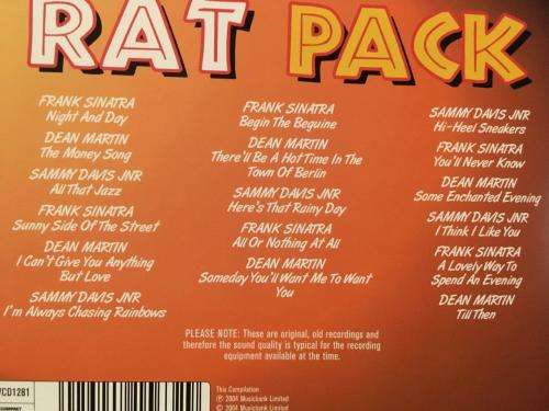 CD - Legends of The Rat Pack