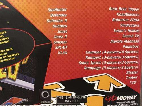 PS2 - Midway Arcade Treasures 1