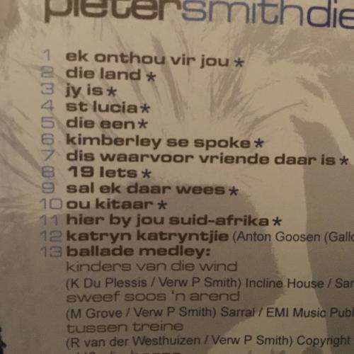 CD - Pieter Smith - Die Een