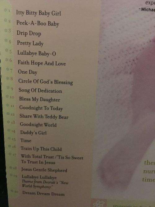 CD - Bless My Little Girl - Songs of Love & Blessing From a Mothers Heart