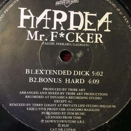 12` Maxi - Hardea - Mr. F*cker (12`)