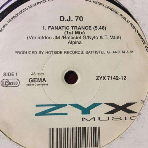 12` Maxi - D.J 70 - Fanatic Trance (12`)
