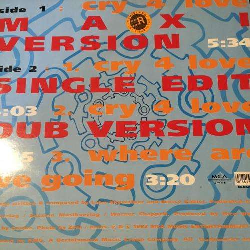 12` Maxi - Toy Boy - Cry 4 Love (12`)