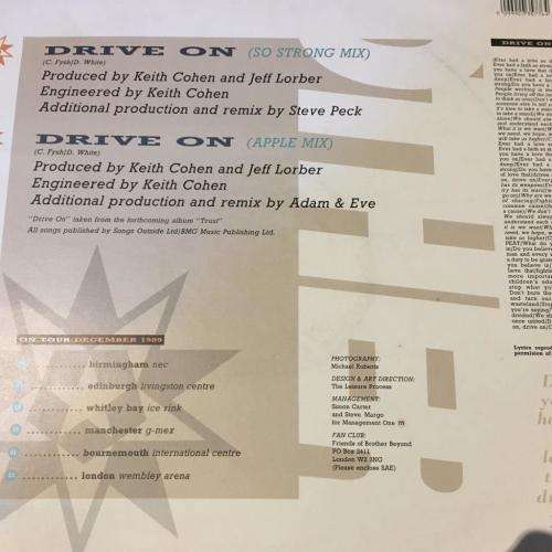 12` Maxi - Brother Beyond - Drive On (12`)