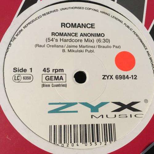 12` Maxi - Romance - Romance Anonimo (12`)