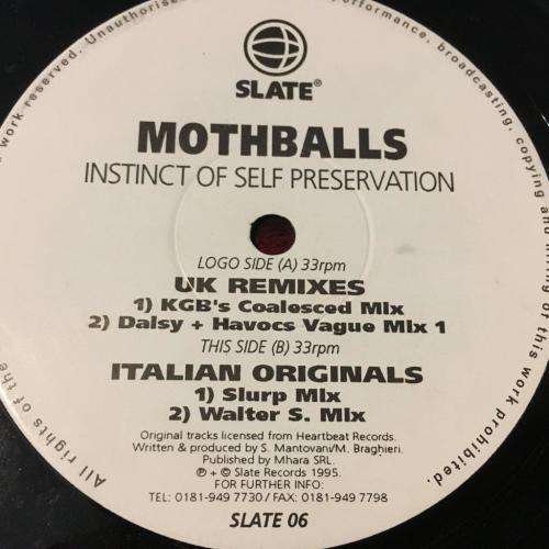 12` Maxi - Motherballs - Instinct of Self Preservation (12`)