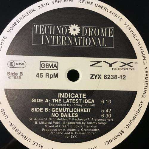 12` Maxi - Indicate - The Latest Idea (12`)