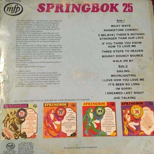 LP - Springbok Hit Parade 25