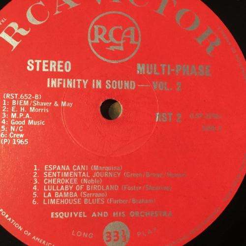 LP - Esquivel and His Orchestra - Infinity in Sound Volume 2