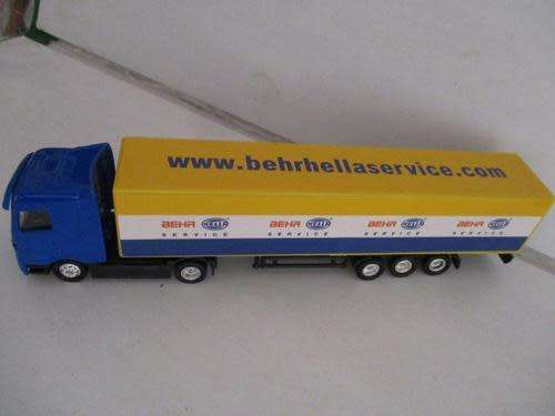 Daimler ACTR01 Behr Hella Service Truck and Trailer (HO / OO Scale)