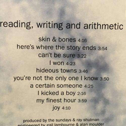 CD - The Sundays - Reading Writing And Arithmetic
