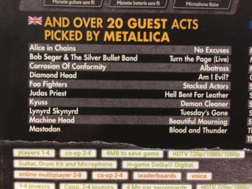 Xbox 360 - Guitar Hero Metallica (NTSC)