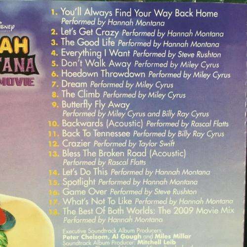 CD - Hannah Montana The Movie