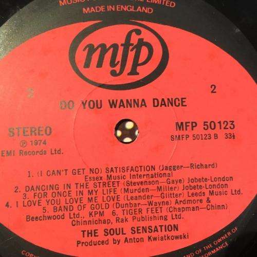 LP -  Soul Sensation - Do You Wanna Dance - Top Disco Classics performed by Soul Sensation