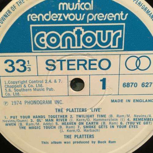 LP - The Platters - Live