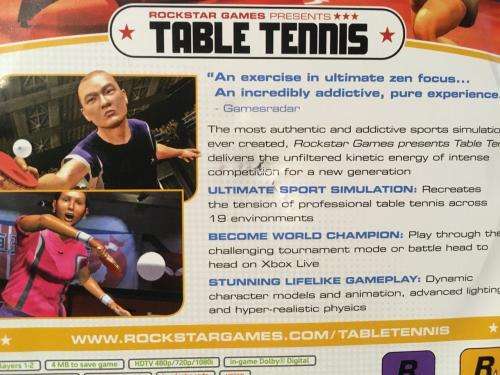 Xbox 360 - Table Tennis