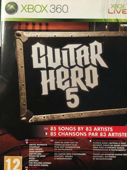 Xbox 360 - Guitar Hero 5