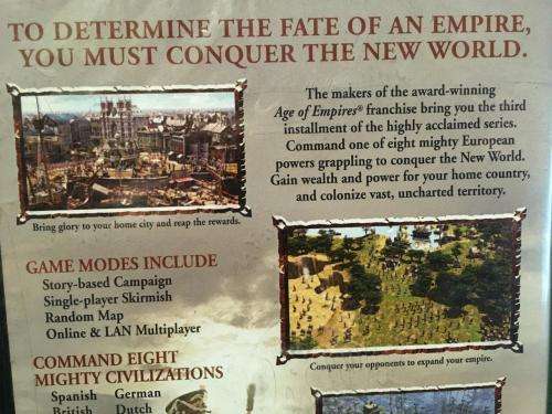 PC - Age of Empires III - (New Sealed)
