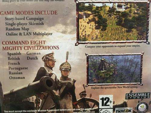 PC - Age of Empires III - (New Sealed)