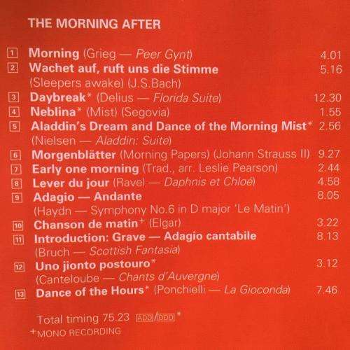 CD - The Morning After - Music For Relaxation 6