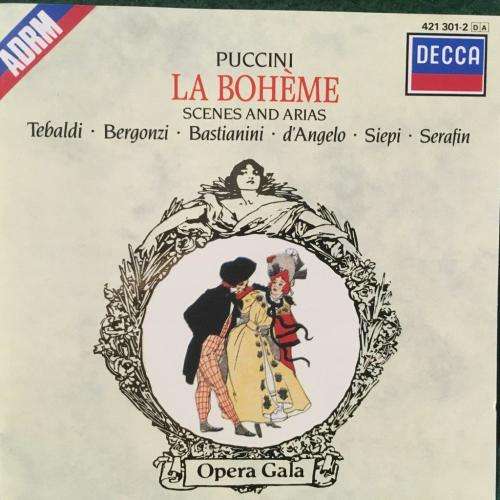 CD - Puccini - La Boheme Scenes and Arias