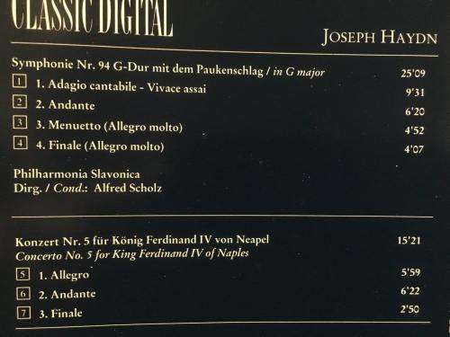 CD - Joseph Haydn - Classic Digital