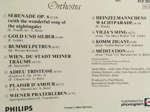 CD - Serenata - Maastricht Salon Orchestra