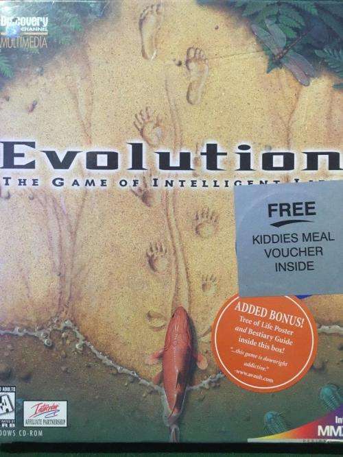 PC - Evolution The Game of Intelligent Life (Big Box Game Windows 95) (Still sealed)