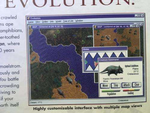 PC - Evolution The Game of Intelligent Life (Big Box Game Windows 95) (Still sealed)