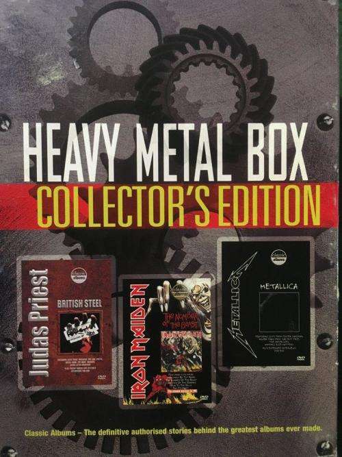 DVD - Heavy MetalBox Collectors Edition (3DVD's) - Judas Priest, Iron Maiden, Metallica