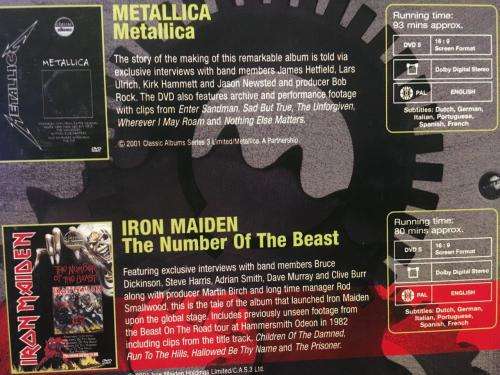 DVD - Heavy MetalBox Collectors Edition (3DVD's) - Judas Priest, Iron Maiden, Metallica