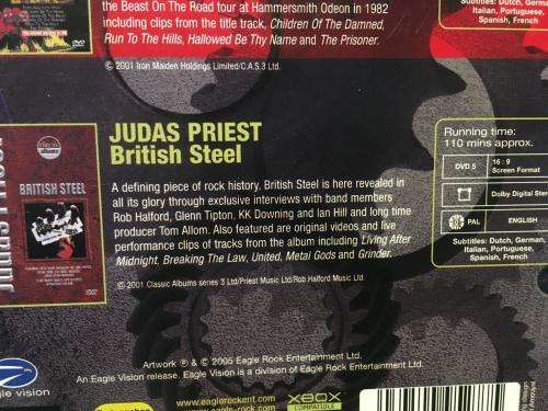DVD - Heavy MetalBox Collectors Edition (3DVD's) - Judas Priest, Iron Maiden, Metallica