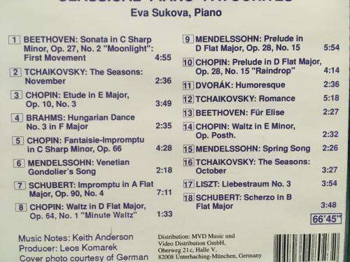 CD - Classical Piano Favourites
