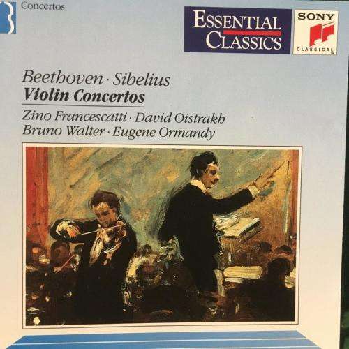 CD - Beethoven / Sibelius - Violin Concertos  Francescatti Oistrakh
