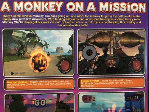PS2 - Super Monkey Ball Adventure
