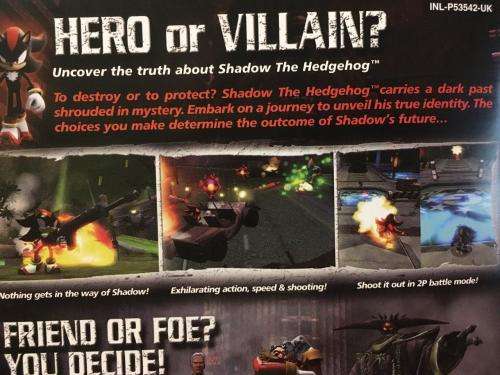 PS2 - Shadow The Hedgehog