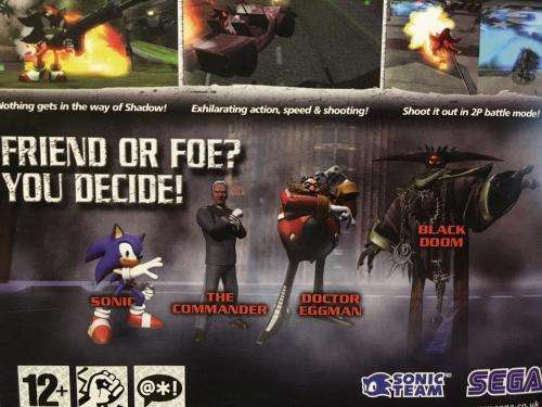 PS2 - Shadow The Hedgehog