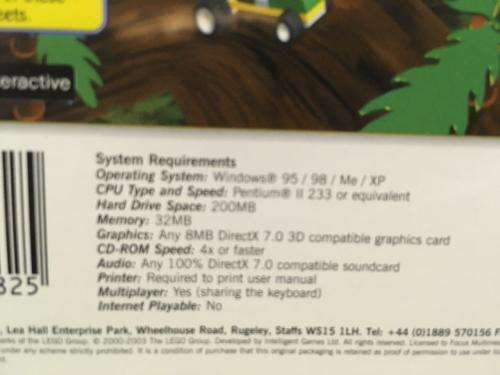 PC - Lego Stunt Rally