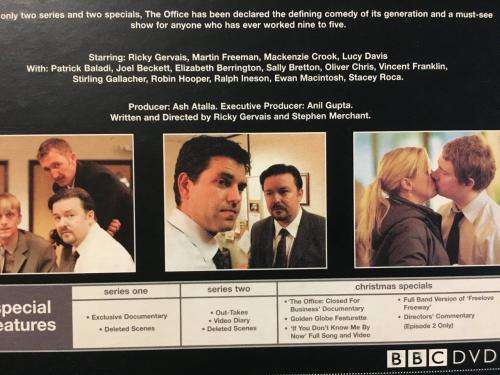 DVD - The Office BBC - The Complete Series One & Two & The Christmas Specials