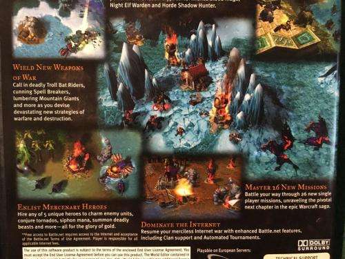 PC - Warcraft The Frozen Throne Expansion Set