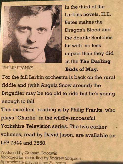Cassette - The Darling Buds of May - When the Green Woods Laugh - Philip Franks (2 cassettes)