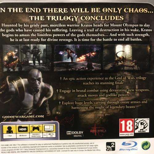 PS3 - God of War III Platinum